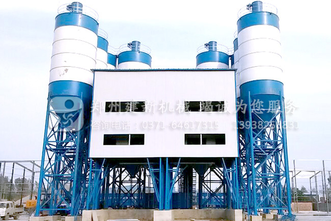 郑州建新打造精品搅拌站设备商品水泥混凝土搅拌站(图1)
